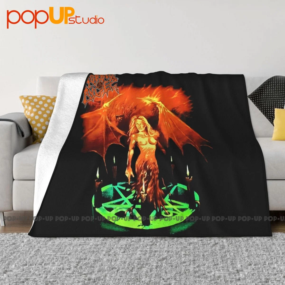 Morbid Angel New Angel Of Disease Blanket Quilt Fashion Plus Velvet Couch Blanket Camping Blanket