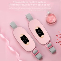 Electric Heating Pad Women Vibrator Period Pain Relief Device Menstrual Cramp Massager Blood Circulation Abdominal Belt Warmer