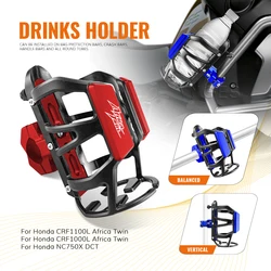 Motorcycle Beverage Water Bottle Cage For Honda CRF1100L Africa Twin CRF 1000 L NC750X NC 750 X Drinks Holder Water Cup Holder