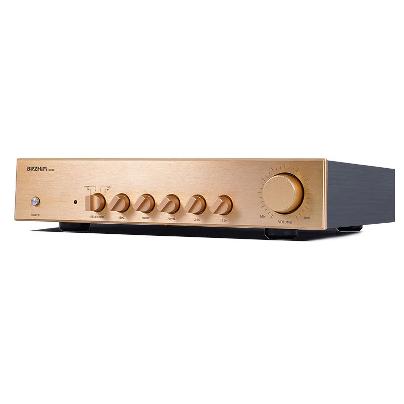 

Профессиональный предусилитель Weiliang Audio Classic C200 с усилительной схемой Golden Voice и входом BT5.4 для домашнего использования