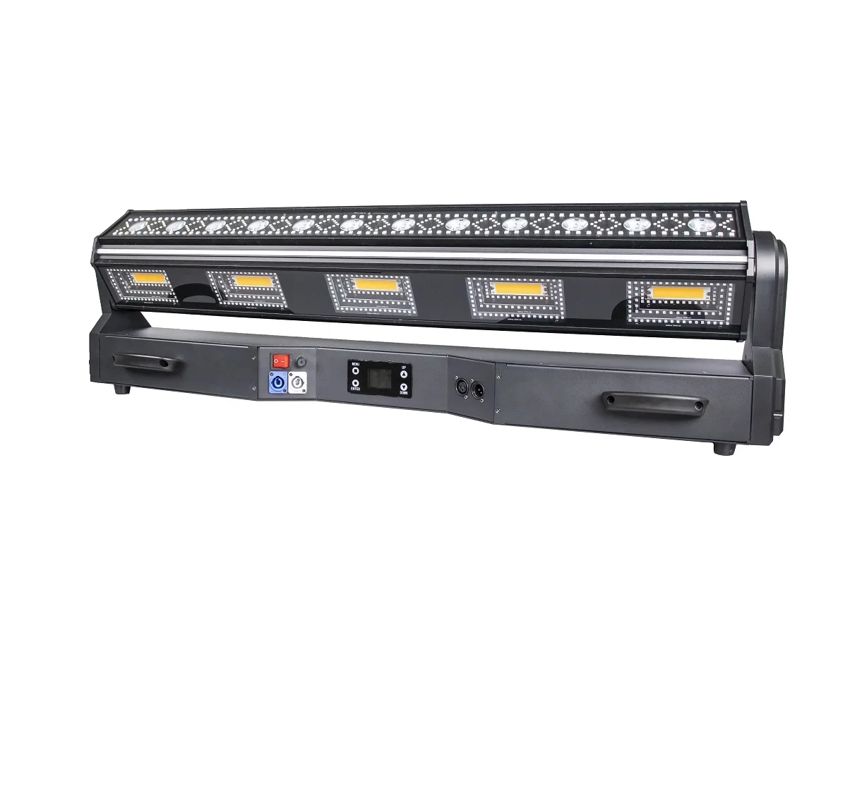 800W Multi-Effect Moving Head Stage Light DMX RDM Infinite Rotation RGB Beam Strobe Retro Dyeing LED Disco Party DJ Club Clamp