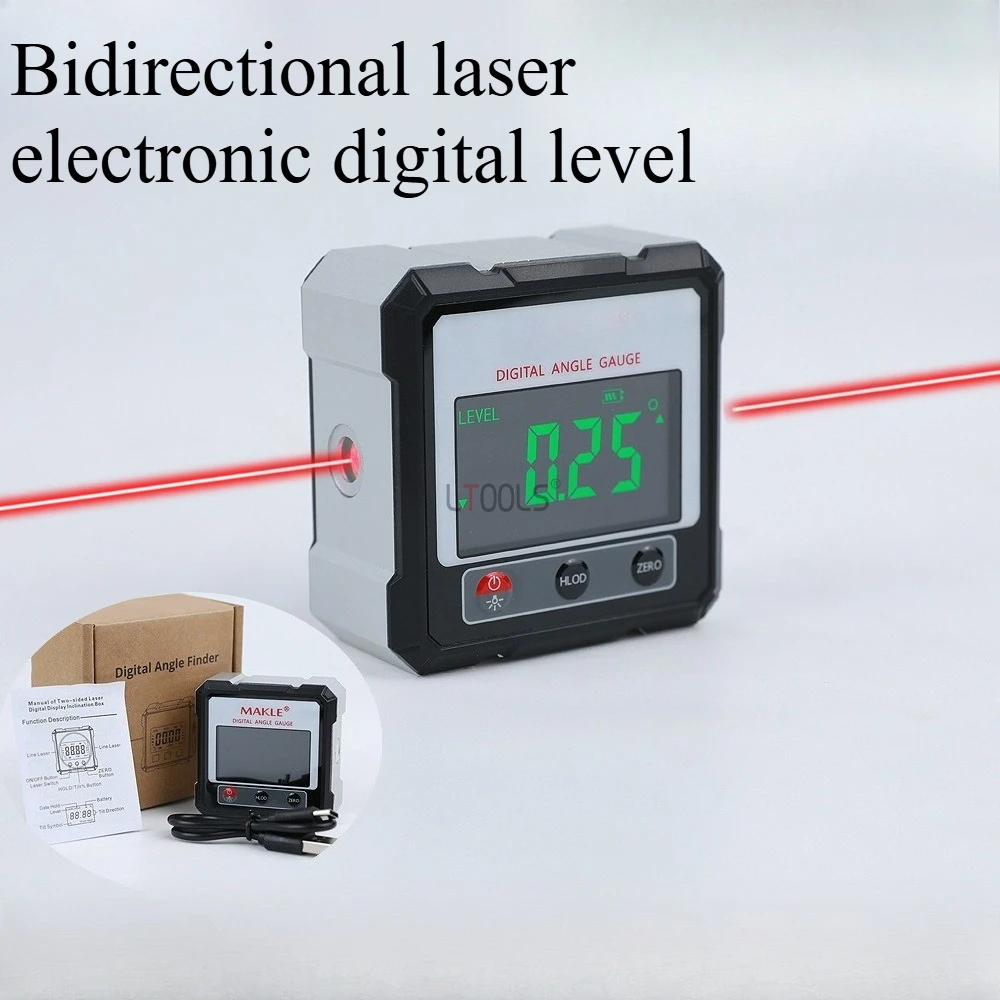 

Двойной лазерный магнитный цифровой уровень имеет точность автоматической калибровки и можно использовать в качестве инструмента для строительной техники.