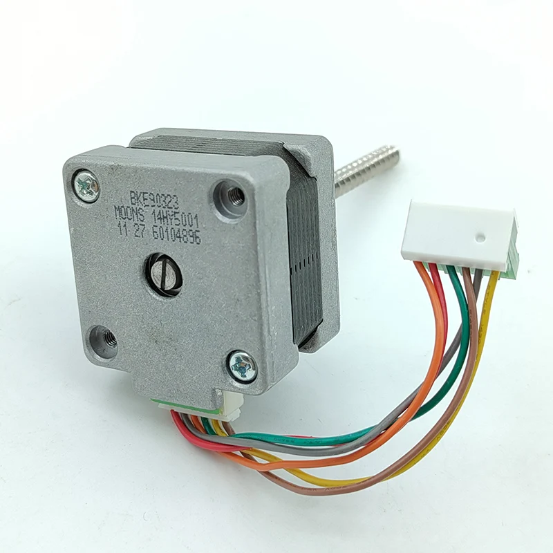 NEMA14 35MM Mini Stepper Motor 1.8 Degree 2-Phase 4-Wire Stepping Motor Dual Ball Bearing 5MM Long Screw Shaft DIY 3D Printer