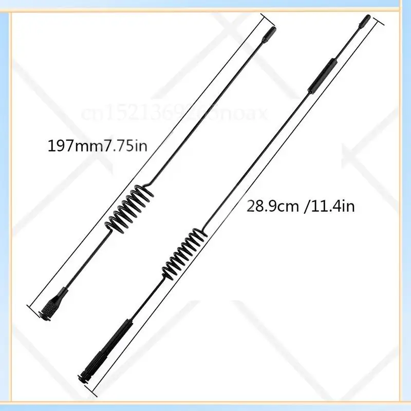 

-SPOR 1 10, радиоуправляемая гусеничная металлическая антенна 11,4 дюйма и 6,3 дюйма, аксессуары для украшения для Traxxas TRX-4 D90 Axial SCX10 90046