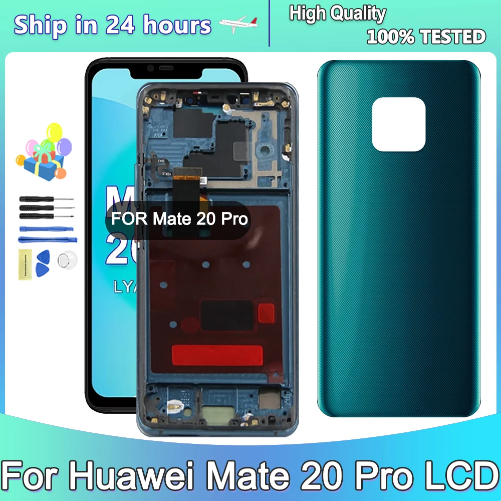 

6.3” TFT For Huawei Mate 20 Pro LCD Display Touch Screen Digitizer Assembly LYA-L09 LYA-L29 LYA-AL00 For Mate20 Pro Replacement