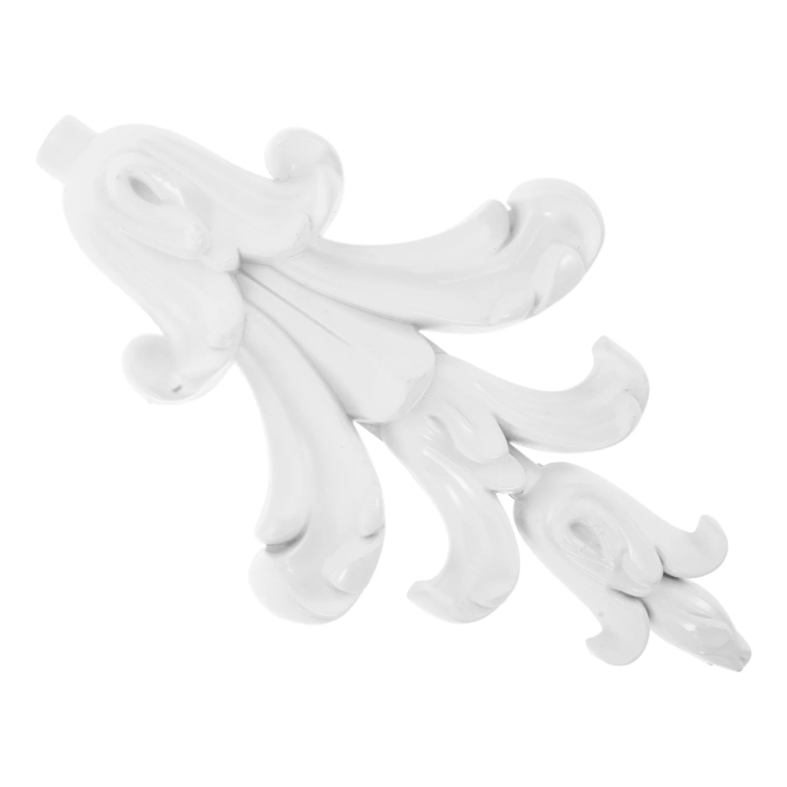 

Wall Decoration Flowers Resin Onlay Applique for Home Carved Carving Decorate Decal Ornament White Decorative Replacement