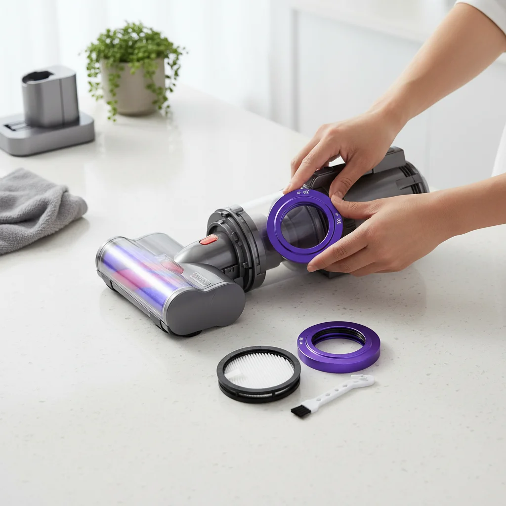 

Replacement HEPA Filter For Anyson Stars 5 Cordless Handheld Vacuum Cleaner Washable Reusable Catches 99.97% Of All Fine Dusts