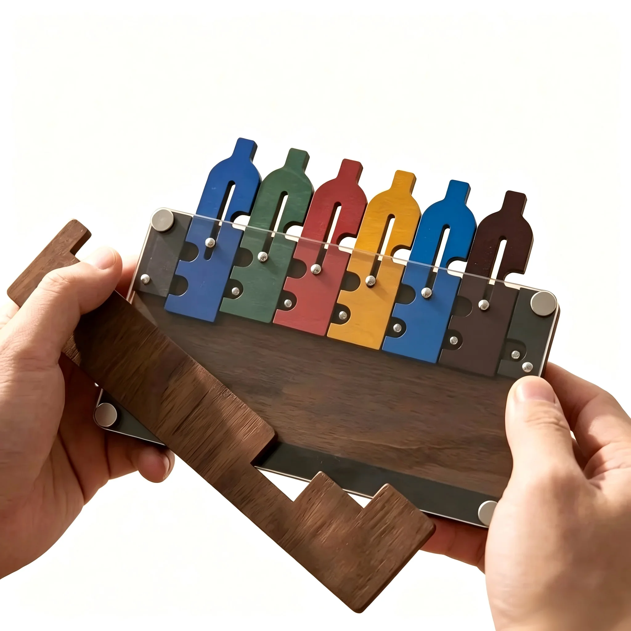Waiters Tray Wooden Labyrinth Maze Puzzle High Difficulty IQ Brain Teaser Logic Training Intellectual Stress Relief Creative Gif
