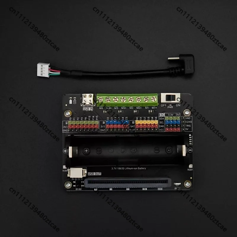 K10 M10 Expansion Board with Type-C to HY2.0-4P Power Wire, Multi IO Gravity Module Driver Accessory for Coding DIY Smart Device
