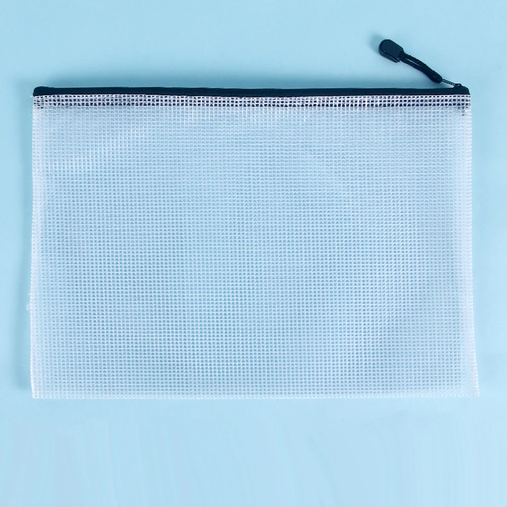 

10Pcs Plastic Zip File Folders A5 A6 File Bags Document Organizer for School Office Supplies Travel Storage Bags