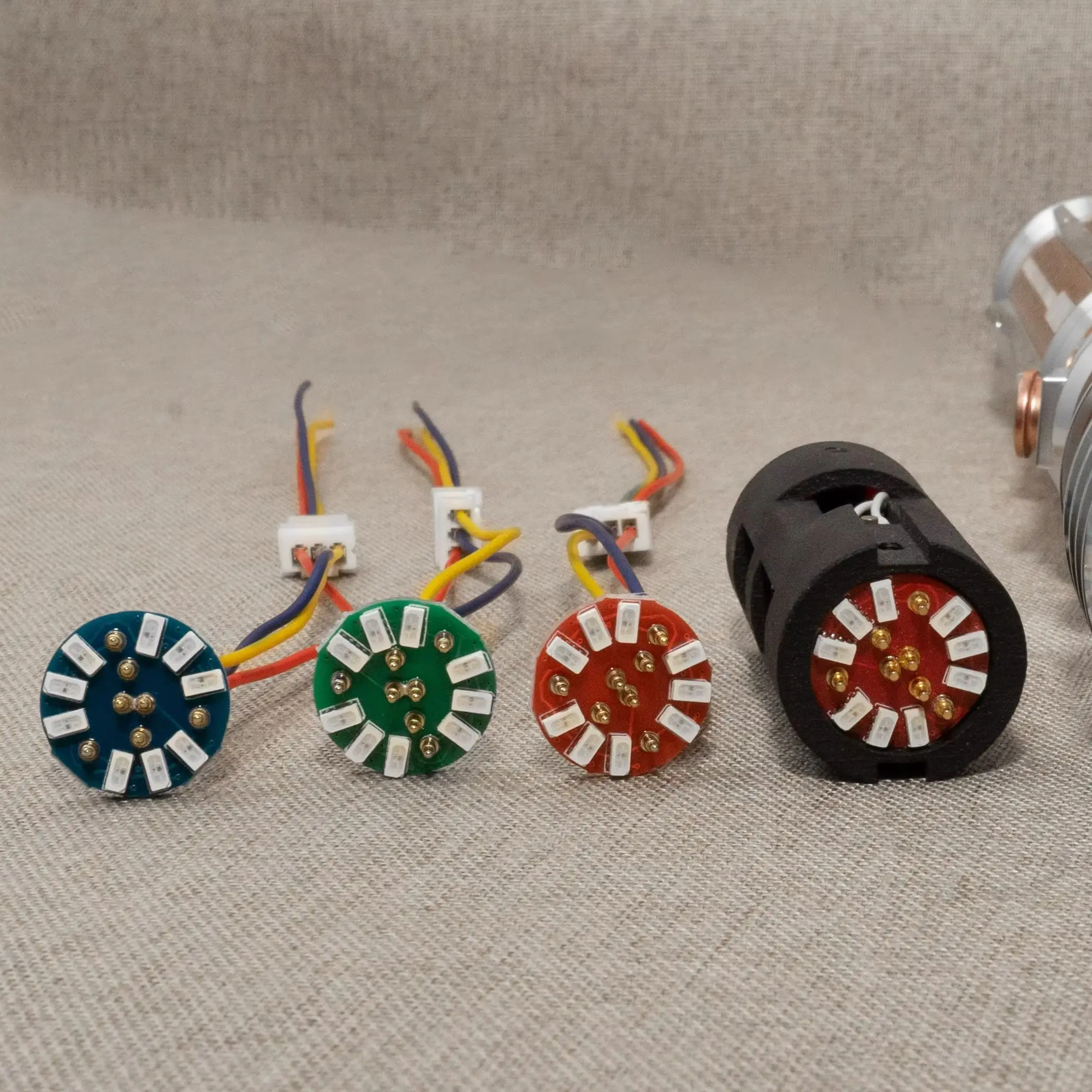 Pixel Pogo Pin For Red Green blue PCB board 1 Inch and 7/8 inch OD Compatible use Light Saber