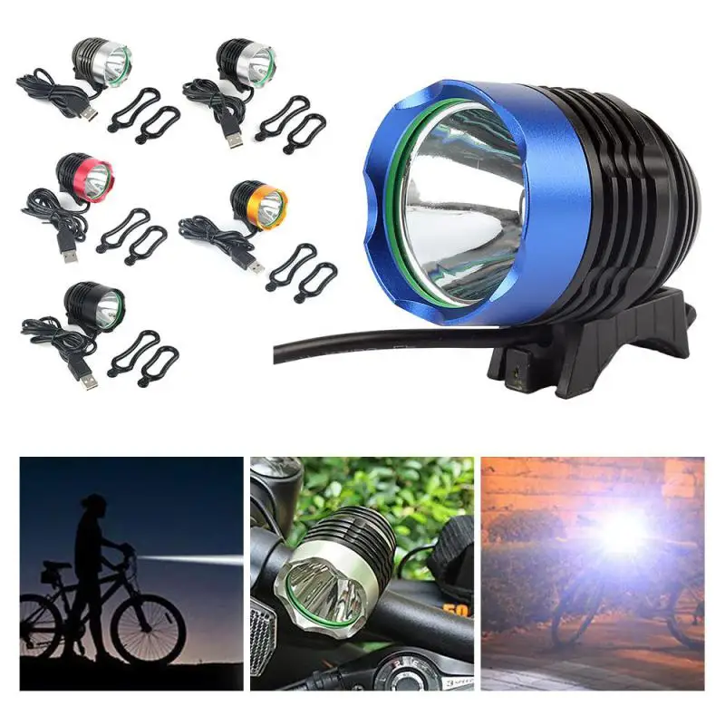 Waterproof LED Bicycle Headlight 1200 Lumen USB Rechargeable Bike Front Light Lamp Flashlight Luz Bicicleta MTB Accessories