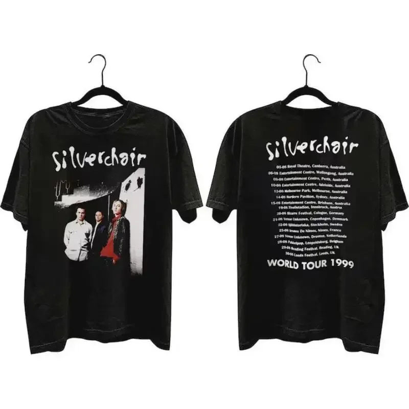 Camiseta de doble cara Silverchair World Tour Rock Band, todas las tallas S 5XL