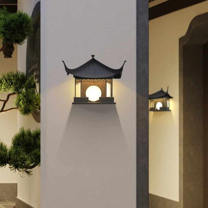 Outdoor Wall Lamp Antique Villa Door Outdoor Wall Lamp Front Lamp