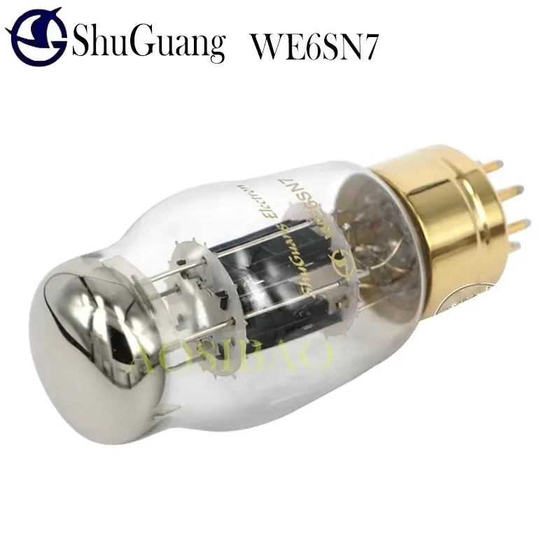 Shuguang WE6SN7 6SN7 válvula de tubo de vacío actualización CV181 6H8C 6N8P 6SN7 tubo electrónico DIY Kit amplificador de Audio HIFI genuino