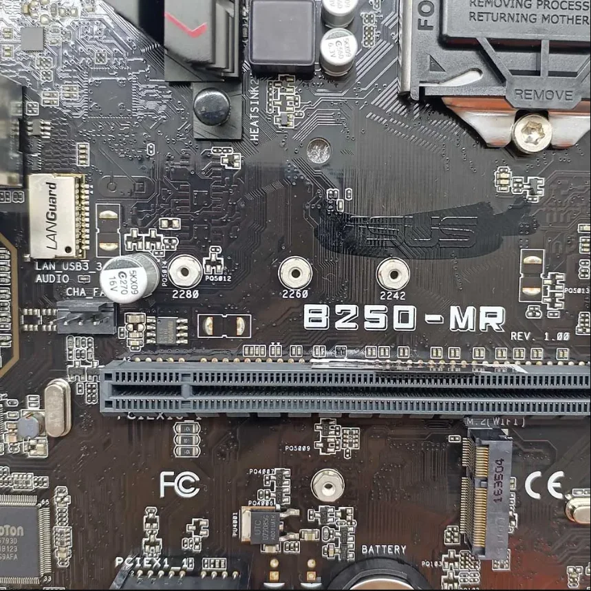 ASUS B250-MR اللوحة الأم إنتل B250 دعم i7 7700K 6700K i5-7600K 6500 i3-7350K 6300 CPU LGA1151 DDR4 2400MHz HDMI M.2 mATX