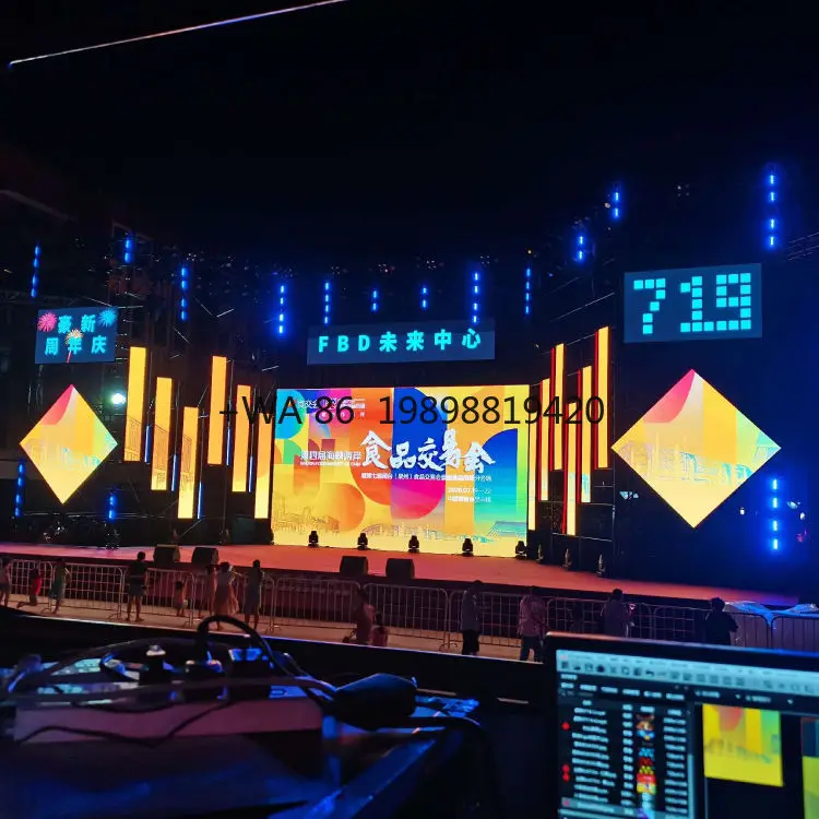 شاشة LED ملونة لمتجر البيع بالتجزئة مركز التسوق بيع المصنع مباشرة IP65 مقاوم للماء لوحة لافتات رقمية LED خارجية كاملة