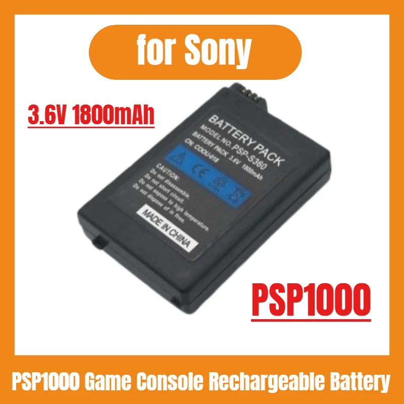 

3.6V 1800mAh High-capacity PSP-S360 Rechargeable Battery for Sony PSP1000 Game Console