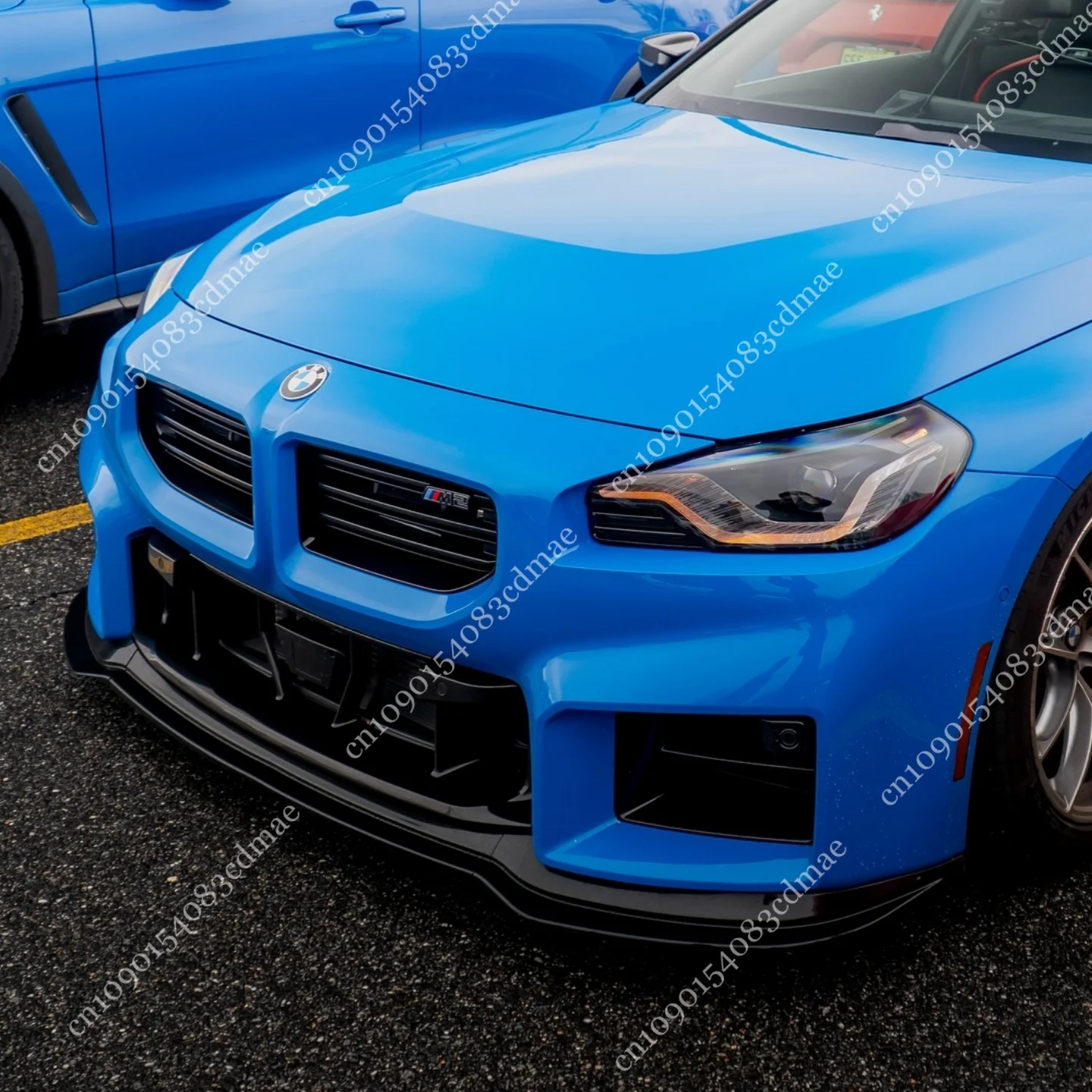 

Max Front Bumper Lip For BMW 2 Series M2 G87 V6 S58 2023-2025 Spoiler Splitter Diffuser Body Kit Protector Cover Accessories ABS