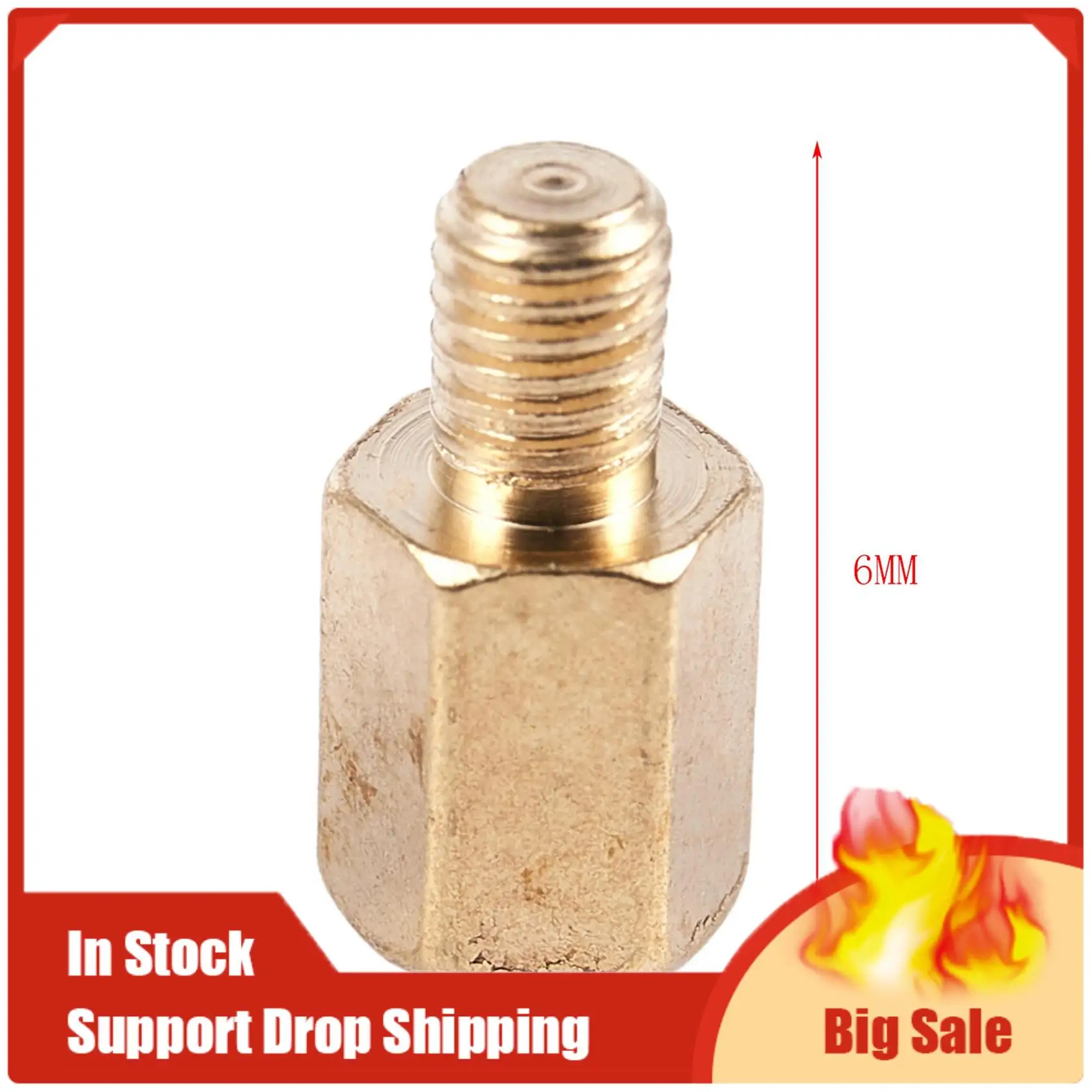 Top Deals 6 Pcs 5.5X2.1Mm Female + Male CCTV DC Power Connector With 10 Pcs PC PCB Motherboard Brass Standoff Hexagonal Spacer