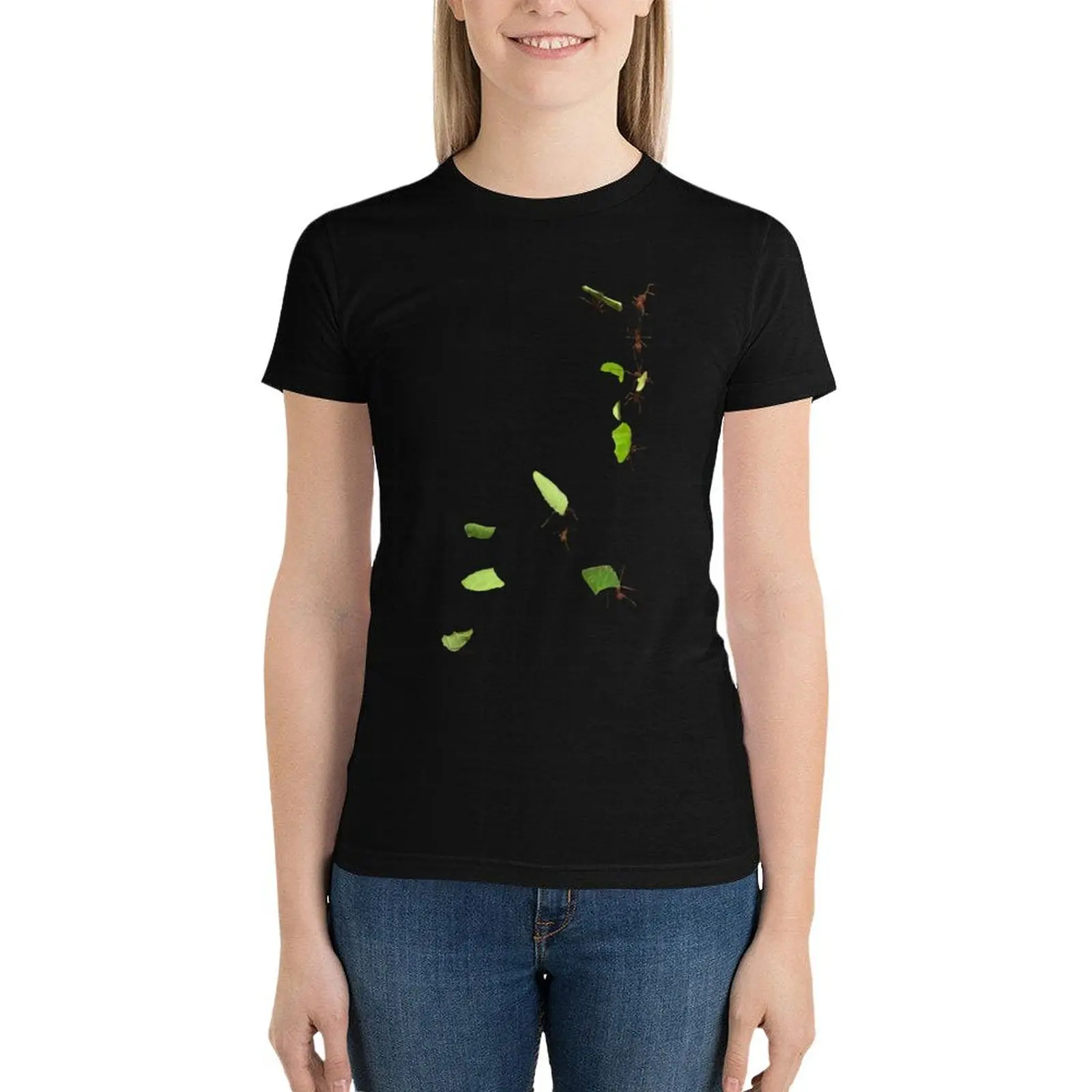 Leaf Cutter Ants T-Shirt kawaii clothes Short sleeve tee Summer Women's clothing