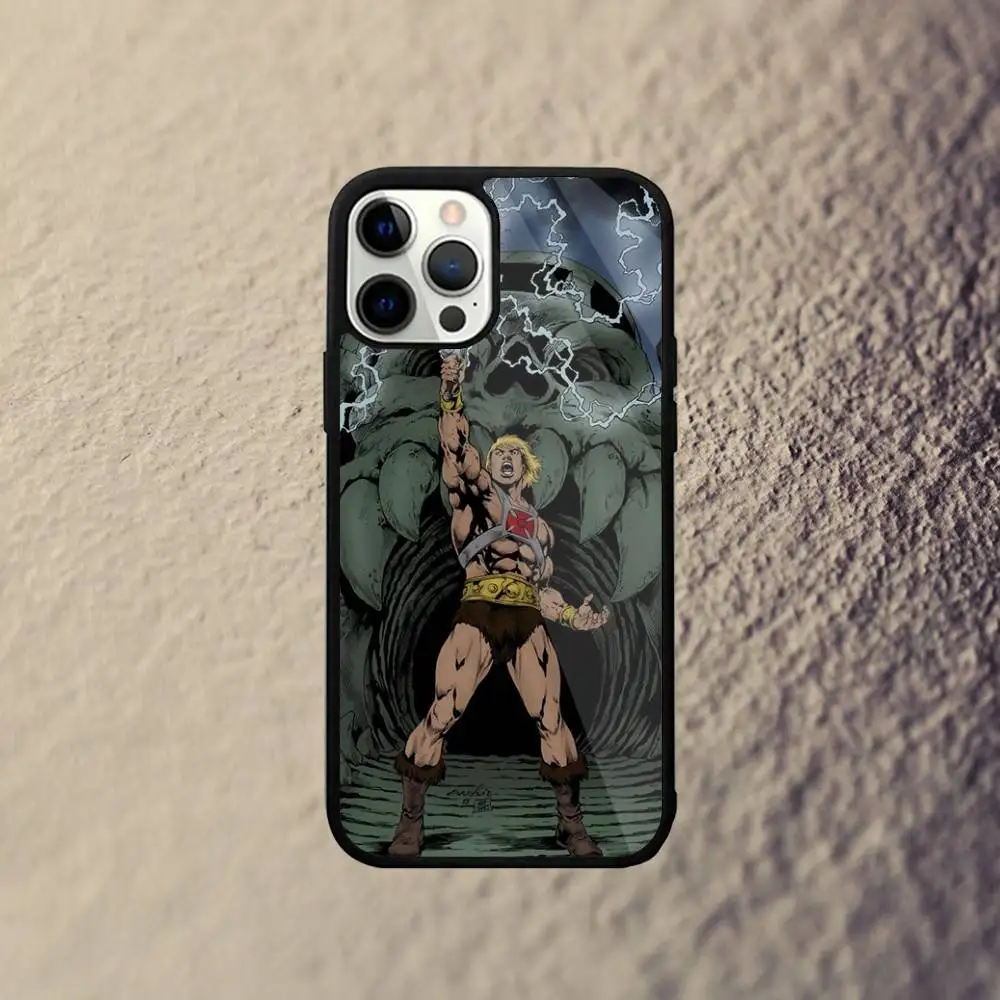 H-He Man Capa de telefone para iPhone 17,16,15,14,13,12,11,Pro,Max,Plus,Mini,SE4,E Carregamento sem fio magnético Magsafe