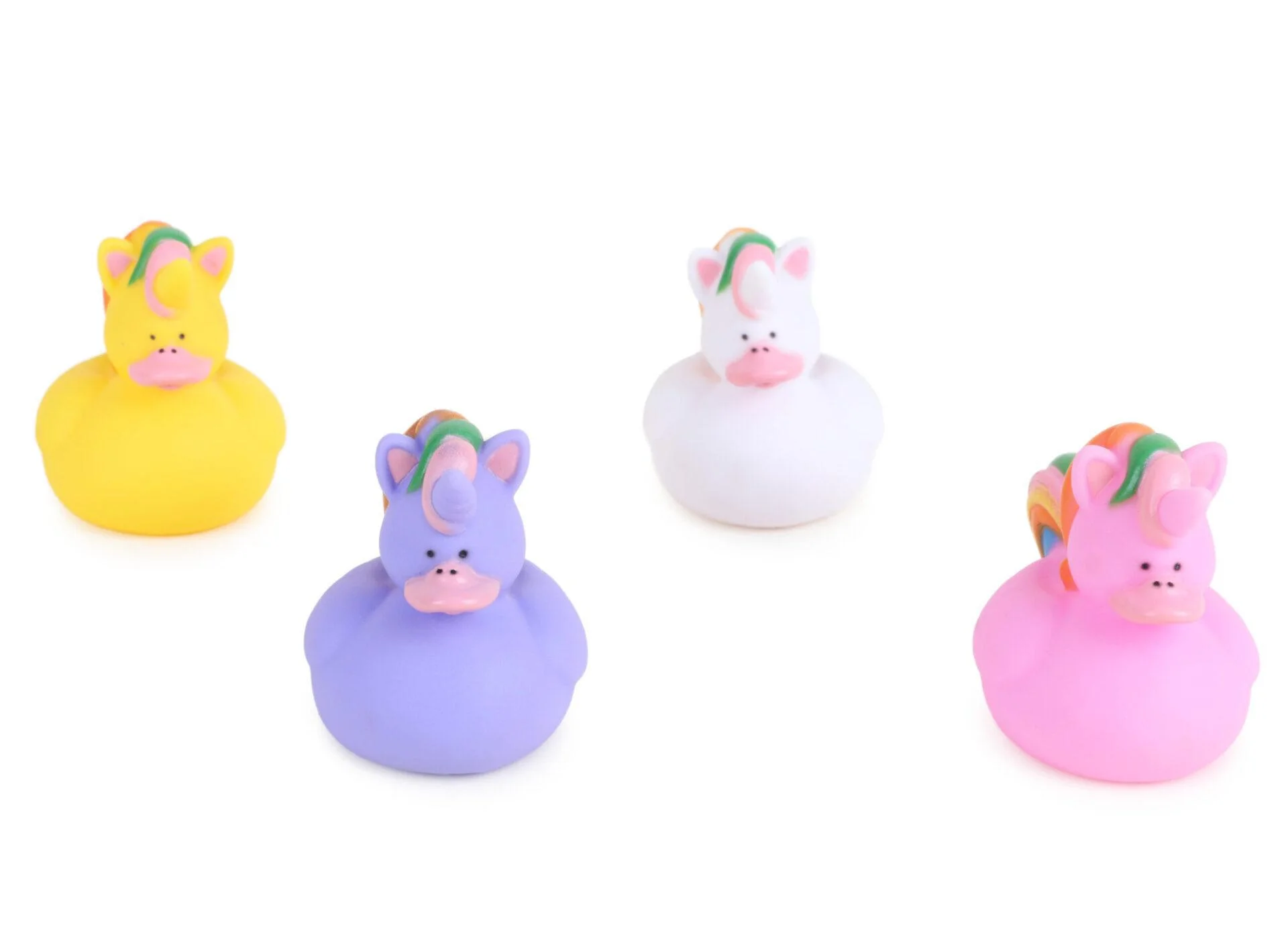 1PCS Novelty Cute Unicorn Rubber Duck 6.5cm - Gift for Birthday Pool Party Decorations Favors Home Ornaments