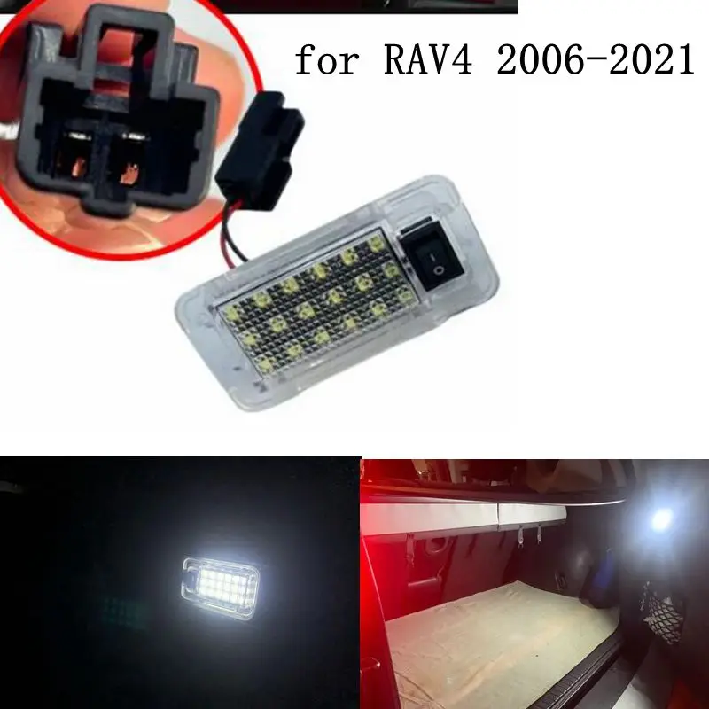 Car Tail Lights LED Luggage Compartment Light Trunk Cargo Lamps Assembly For Toyota RAV4 XA30 XA40 XA50 5th 2006-2021