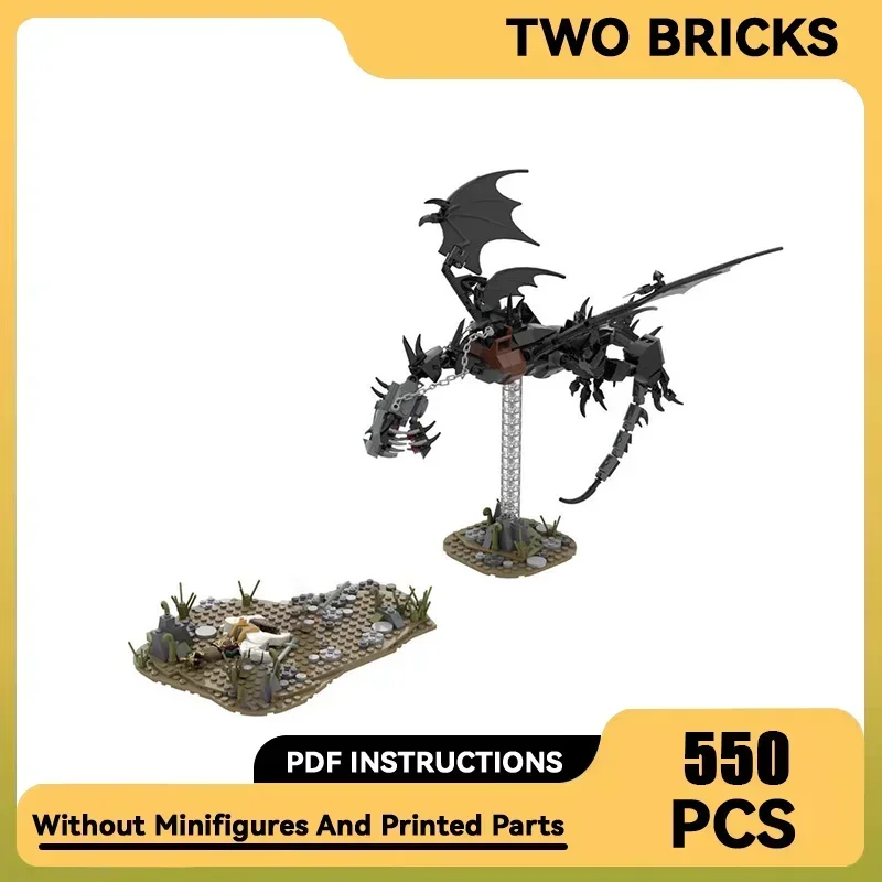 Magical Rings Movie Model Moc Building Bricks Medieval Witch King Technology Modular Blocks Gift Christmas Toy DIY Sets Assembly