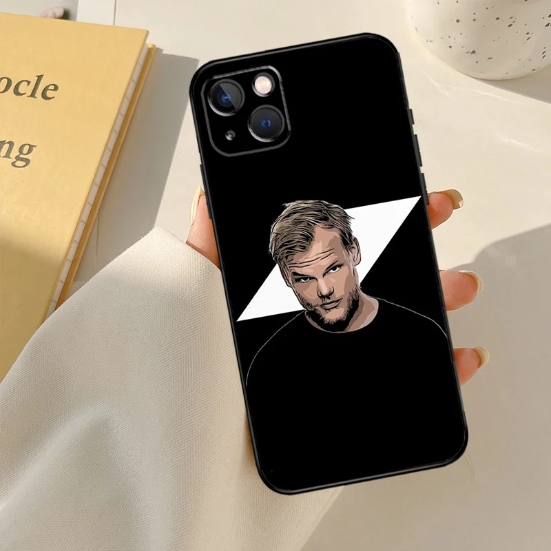 Avicii DJ Tim Bergling Case For iPhone 11 12 13 14 15 16 Pro Max Mini XS Max XR X Plus Back Cover Phone Case