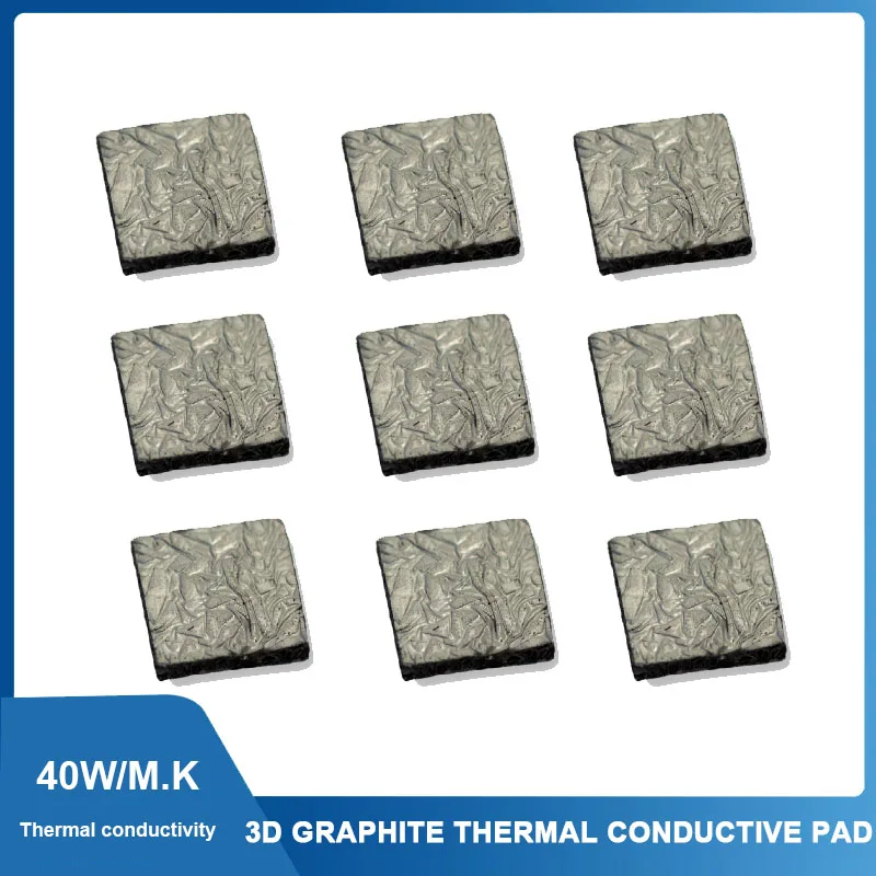 

GK7-3D Graphite Thermal Conductive Silicone Pads for 3070ti/3080/3080ti/3090 Video Card Memory,40W/m.k Heat Dissipation Gasket