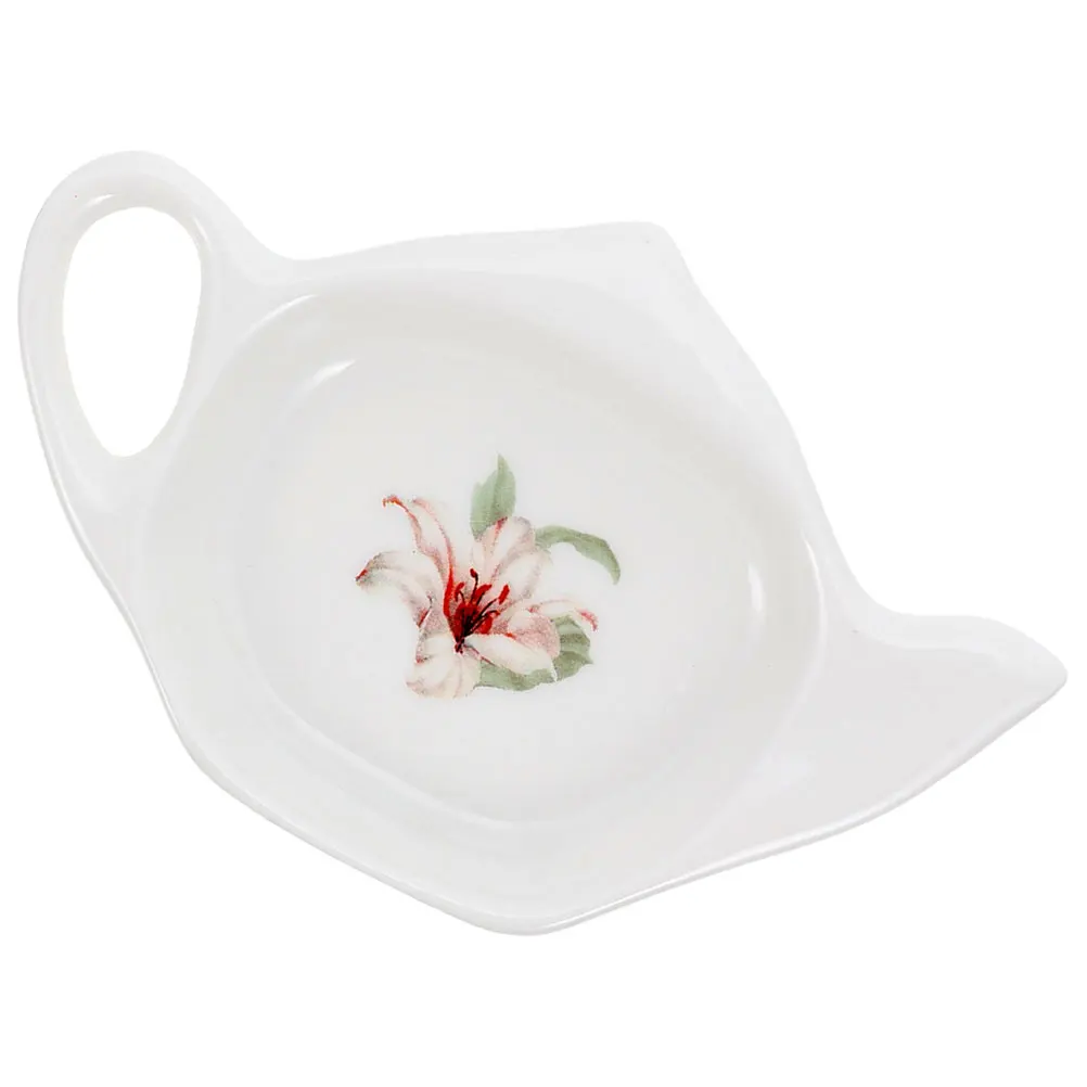

Tea Bag Saucer Holder Coaster Teabag Dish Used Bags Teaspoon Ceramics Coasters Dining Room Table Decor