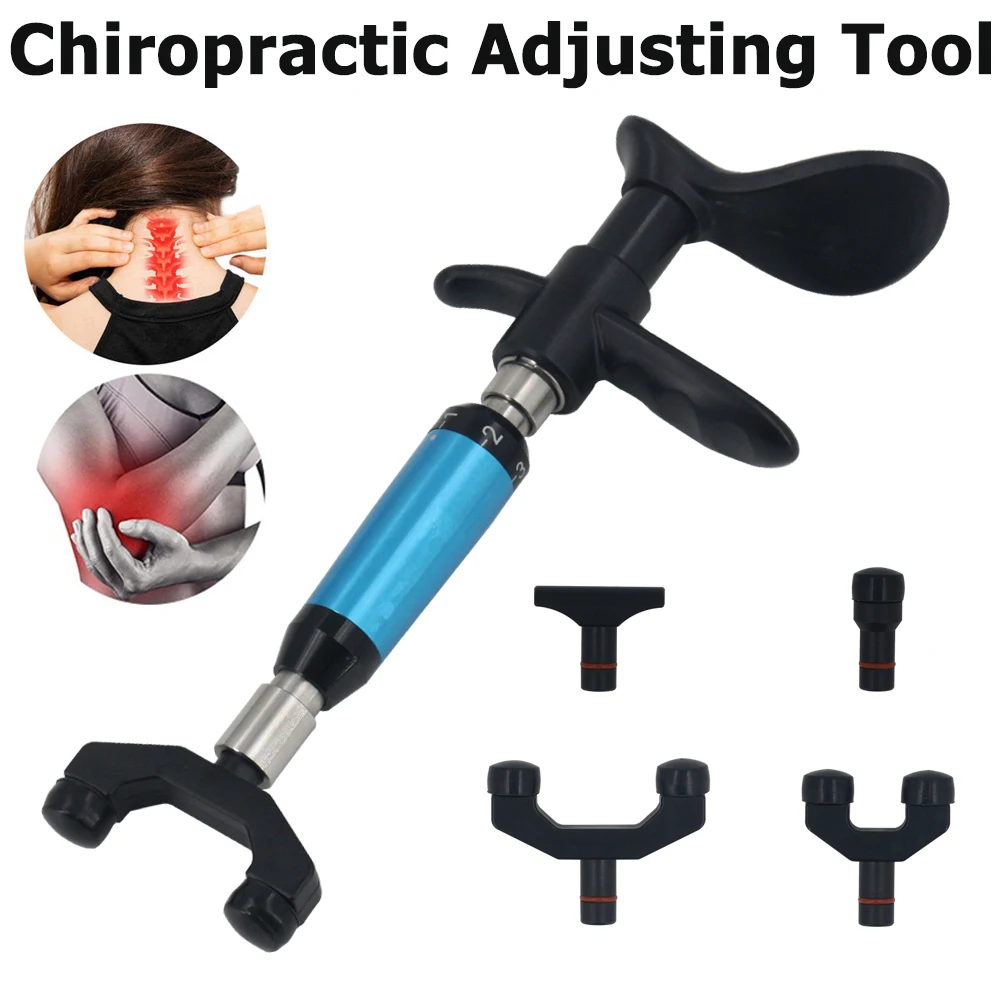 

Manual Chiropractic Gun Health Care Instrument 4 Heads 300N Adjusting Spine Correction Tool Limb Joint Pain Relief Massager 2022