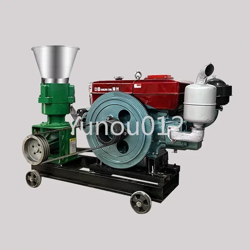 150-300kg/h Diesel feed pellet machine Feed pellet making machine pellet forming machine Chicken, duck and goose