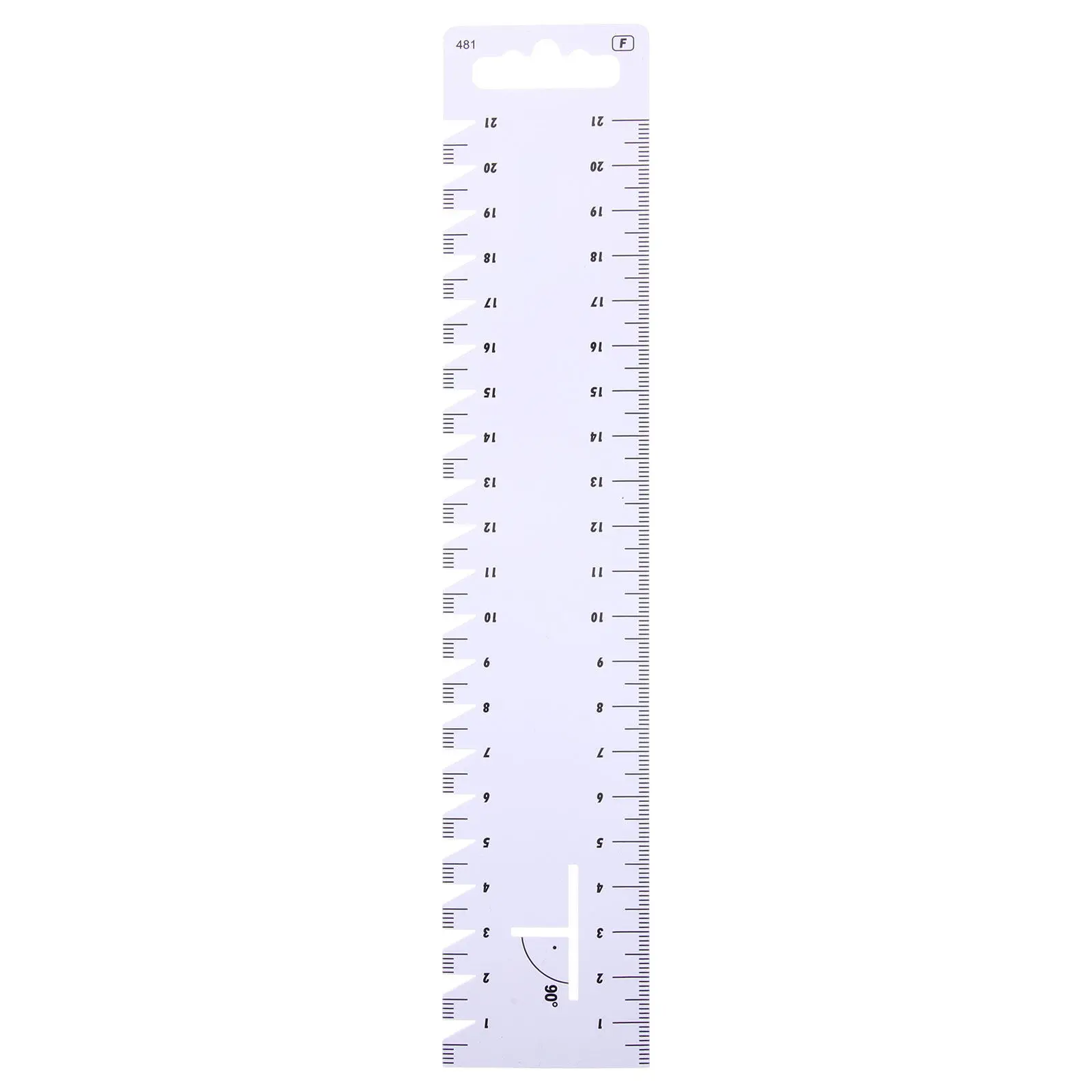Creative Shape Quilting Ruler for Fabric Cutting Sewing Patterns and Crafts High Durability Non Fade Non Break Ruler for Home