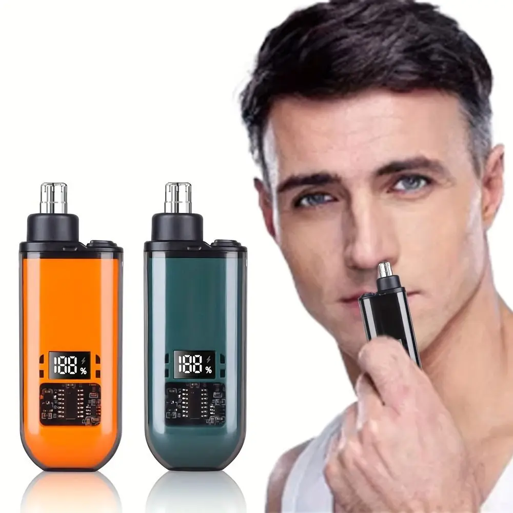 

Mini Electric Nose Hair Trimmer Portable Painless Eyebrow Trimmer Safety Pruning Waterproof Nose Hair Remover Household