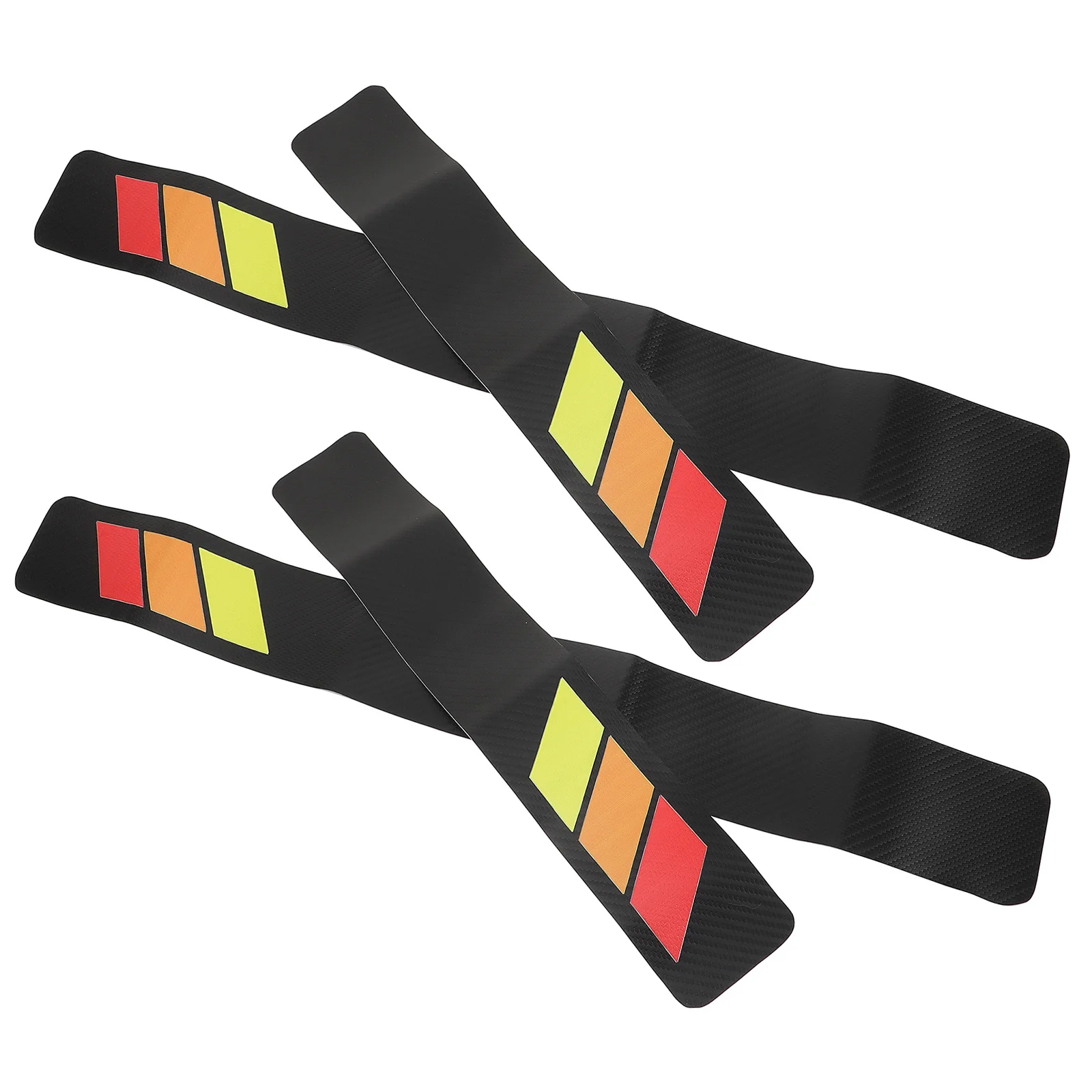 

4Pcs Car Door Sill Protector Imitation Scratch Resistant Edge Guards for Auto Door Step Cover Car Accessories