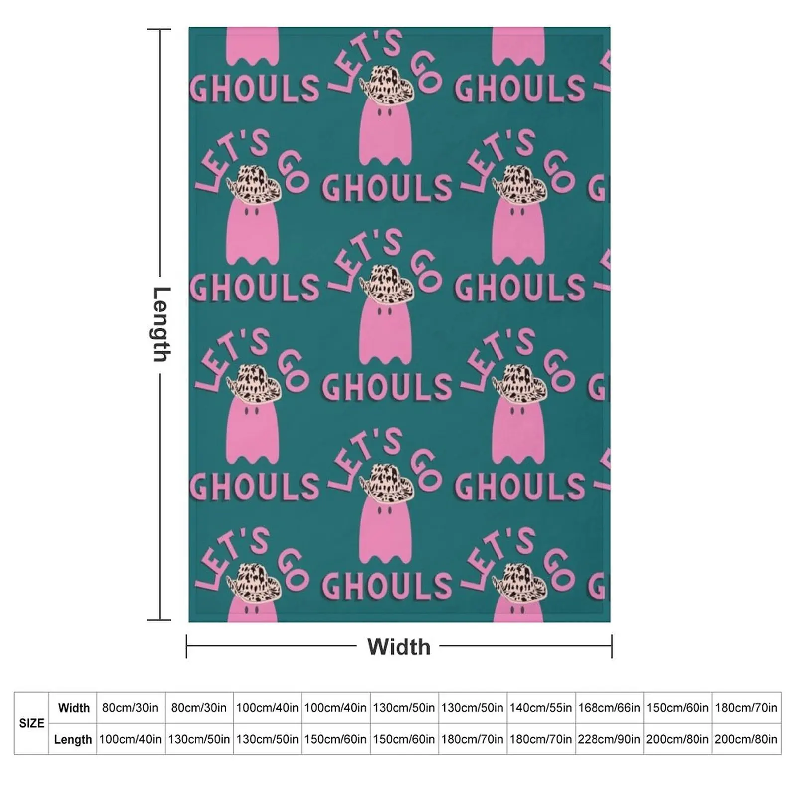 Let_s Go Ghouls Throw Blanket For Baby Beautifuls Soft Big Bed Fashionable Blankets