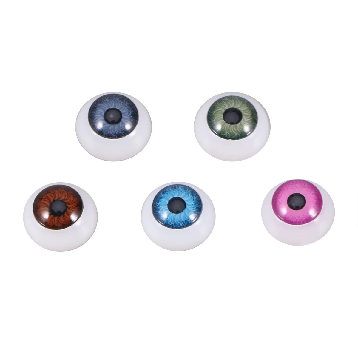 

50 Pcs Premium Material Sewing Animal Eye Button Eyes Semicircle Toy Dolls Plush