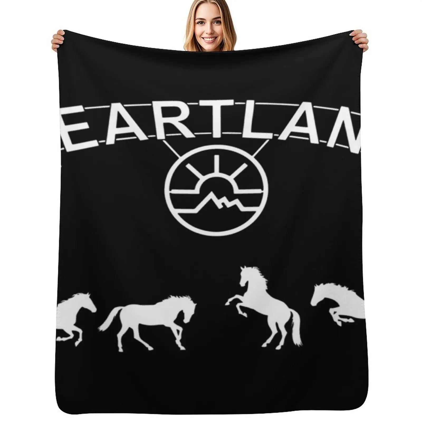 Heartland, heartland ranch ,Heartland Uk,Heartland Canada, heartland US Throw Blanket Retros Luxury Bed Fashionable Blankets