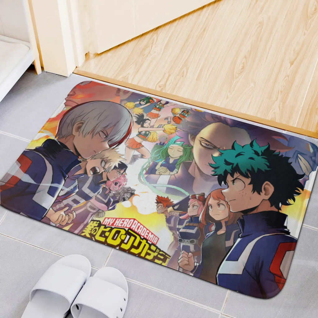 

Rug Bedroom Bathromm Carpet Anime-My-Hero-Academia Children Girls Bedroom Living Room Cartoon Floor Mat Doormat Decor