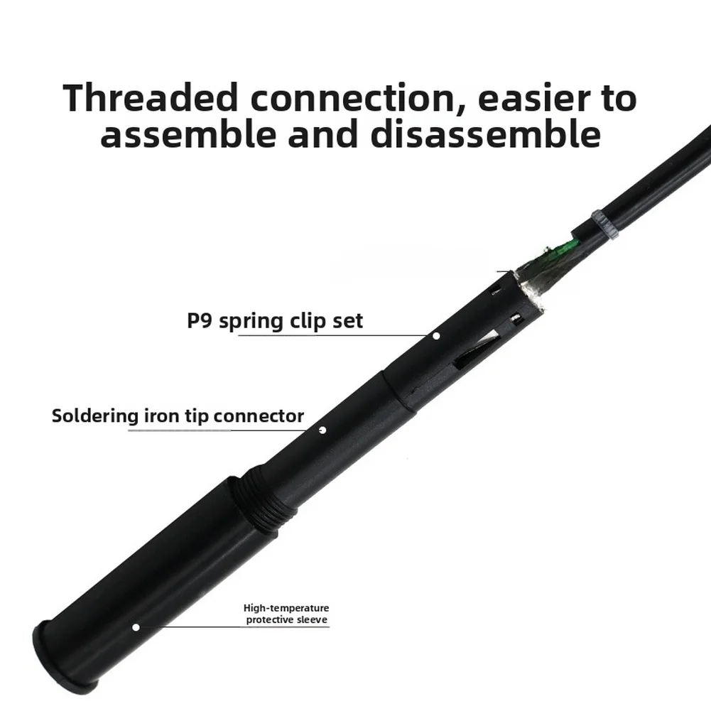 For P9 ABS Plastic Handle 4 Core Replacement for T12952942956 Soldering Iron Compatible with 952 942 951 94 956 946 Stations