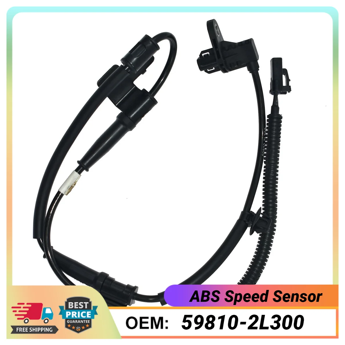 59810-2L300 ABS Wheel Speed Sensor 598102L300 Front Left For Hyundai Elantra 2005-2012, i30 2007-2012, KIA ProCeed 2008-2013