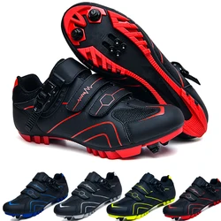 Unisex Cycling Sneaker MTB Shoes with Men Cleat Road Dirt Bike Flat Racing Women Bicycle Mountain Spd Mtb Shoes Zapatillas Mtb