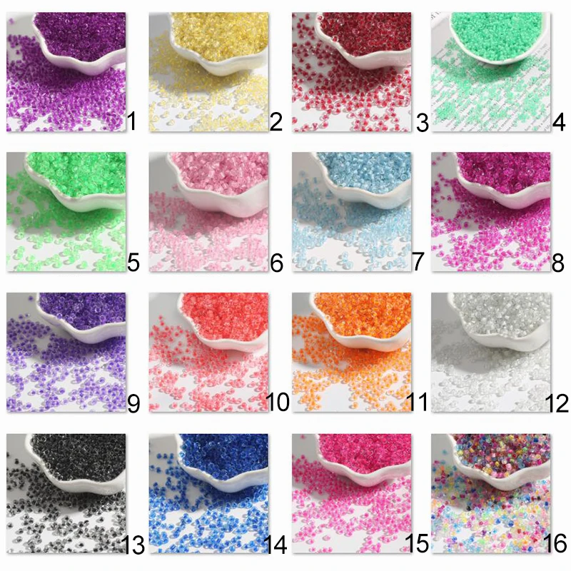 For Jewelry Making 2-4mm 150-1000pcs Glass Loose Beads DIY Dye Core Handmade Wholesale Necklace Bracelet