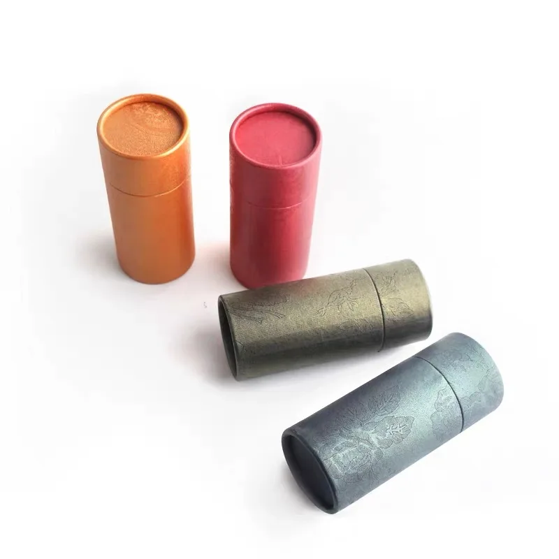 10pcs Eco Friendly Kraft Paper Tubes Biodegradable Cardboard Cosmetic Lip Balm Deodorant Container Tube 10ml 30ml 50ml 100ml view 4