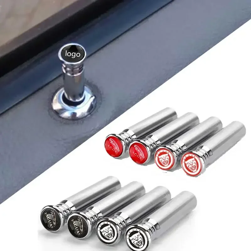 

4PCS Car Door Pin Lock Knob Pull Pins Cover For Jaguar XF XFL XJ-S XJ-6 X-Type XE S-Type F-PACE F-Type S TYPE 2000 XK XKR