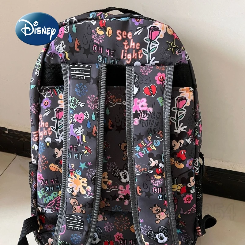 Disney Mickey\'s New Children\'s Schoolbag Luxury Brand Fashionable Children\'s Backpack Cartoon Cute Student Backpack High Quality