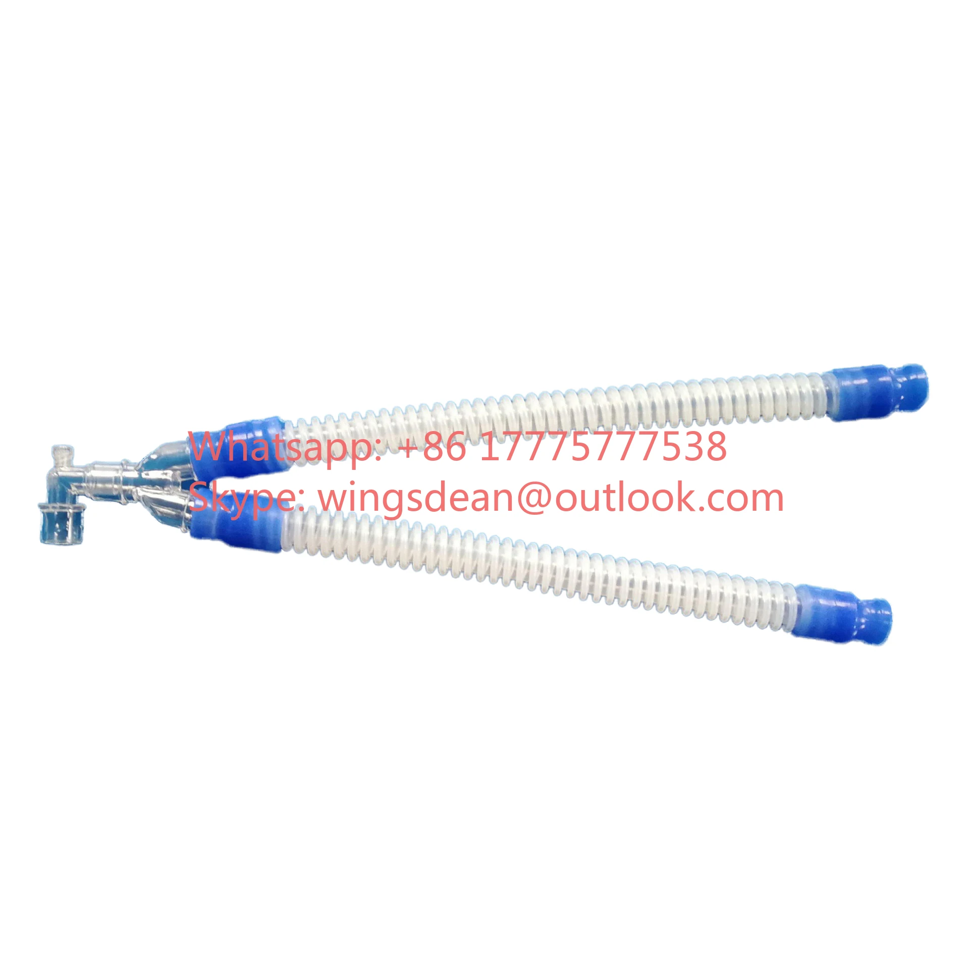 

Anesthesia Breathing Circuit Tube， Reusable Corrugated Tubes，Silicone Anesthesia Breathing Machine Circuit Bellowss