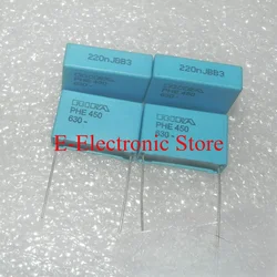 10PCS/LOT PHE450 630V  0.22UF 220NF 224J 220NJ  Copper Pin High Quality Coupling Capacitance